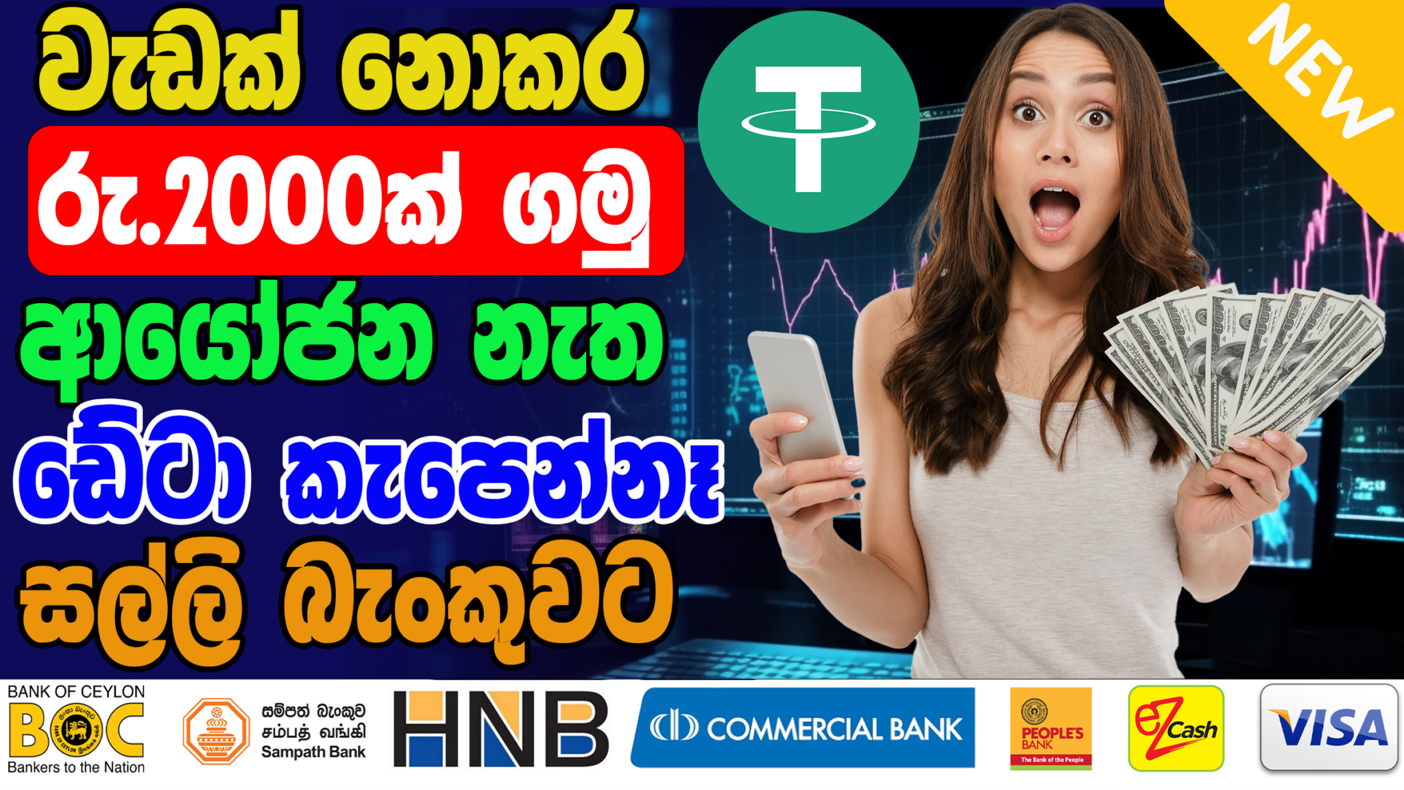 How To Get USDT Sinhala - SL Sajith